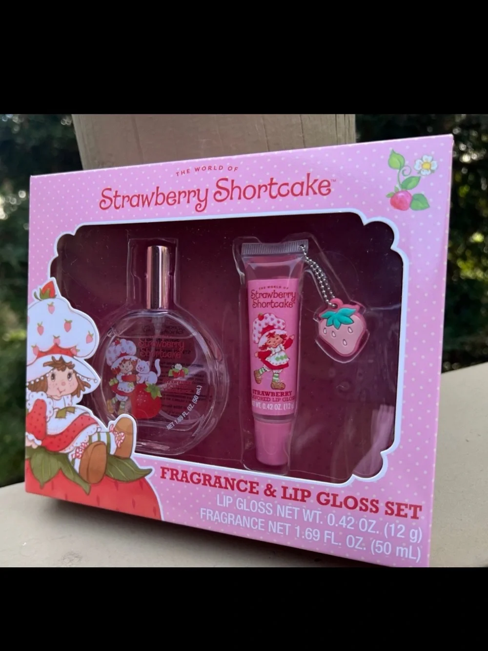 Strawberry Shortcake Pink Lip Gloss & Fragrance Set